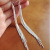 Silver Plated Tassel Earing