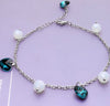 Ocean Blue Crystal Anklet Bracelet