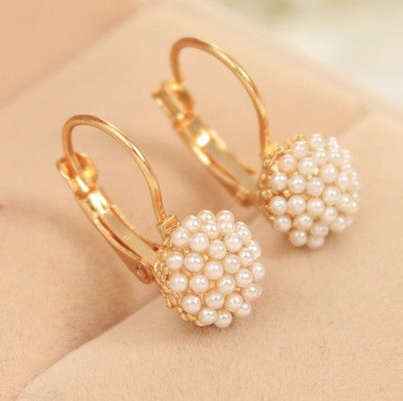 Pearl Beads Stud Earring