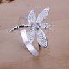 Dragonfly Silver Jewelry Ring