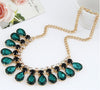Gemstone Jewelry Statement Necklace