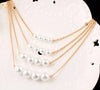 Gold simulated Pearl Necklace