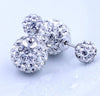 Crystal Ball Stud Earrings