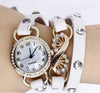 Rhinestone Leather Band Bracelet