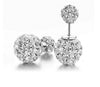 Crystal Ball Stud Earrings