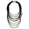 Metal Pipe Choker Necklace